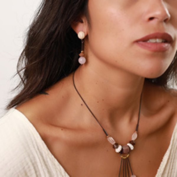Natural Rose Quartz Drop Earrings Teardrop Shape Dangle Earrings for Love  Trust | eBay